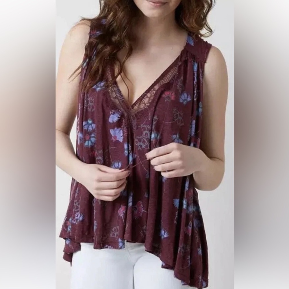 Free People Love Potion Printed Top - Picture 2 of 8